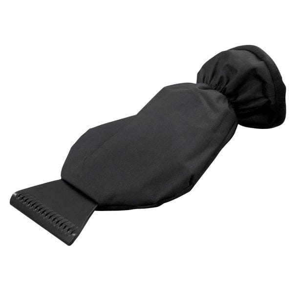 Schwarzer Handschuh-Eiskratzer