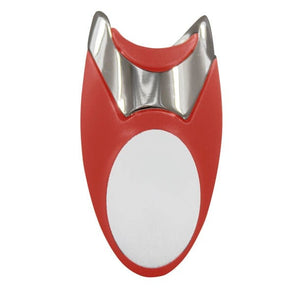 Roter Finger Flaschenöffner mit silbernem Detail