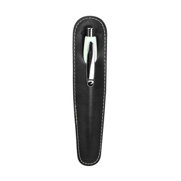 Schwarzes Lederstifte-Etui