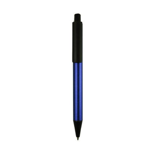 Eleganter blauer Kugelschreiber mit schwarzen Details