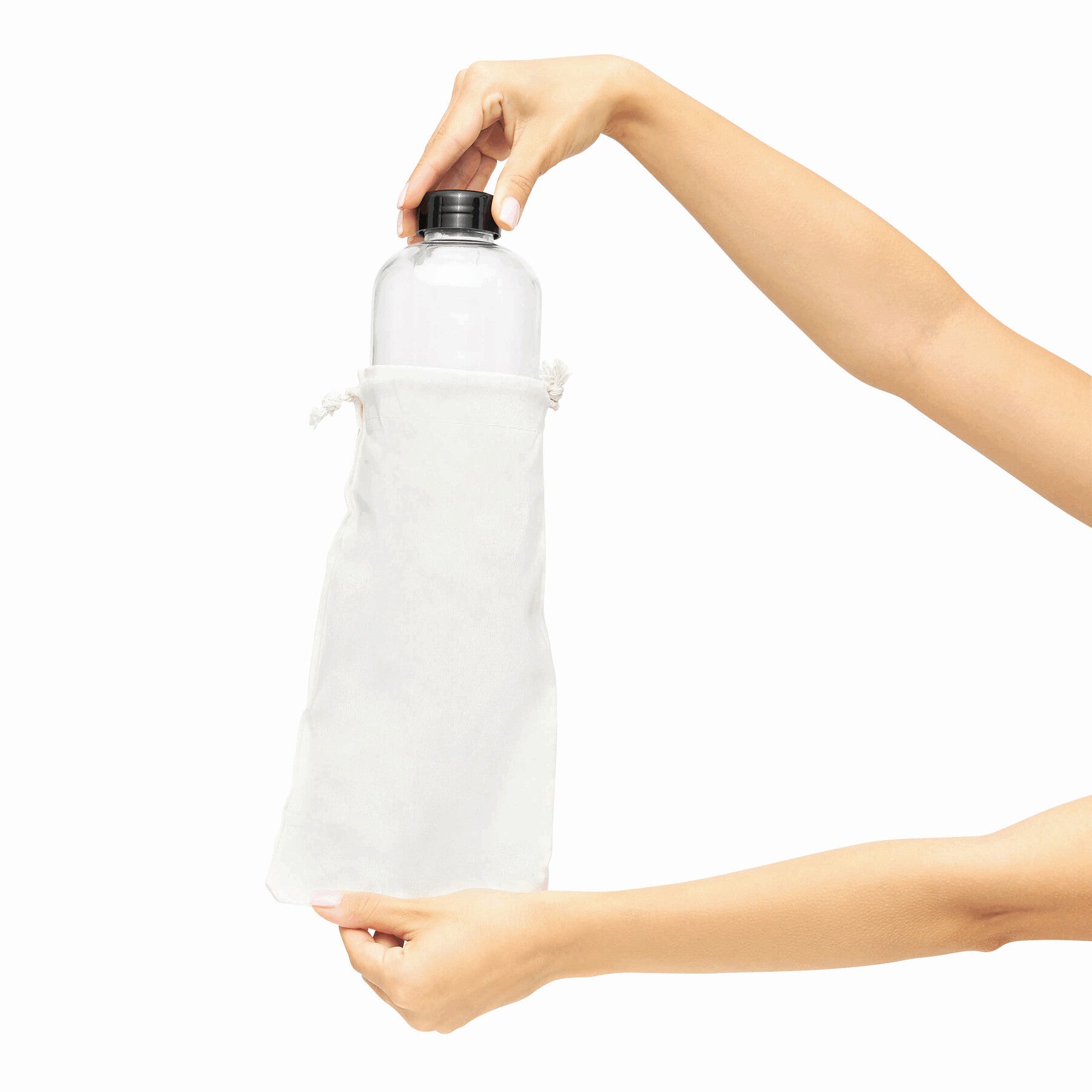 Bouteille en verre DRINK HEALTHY