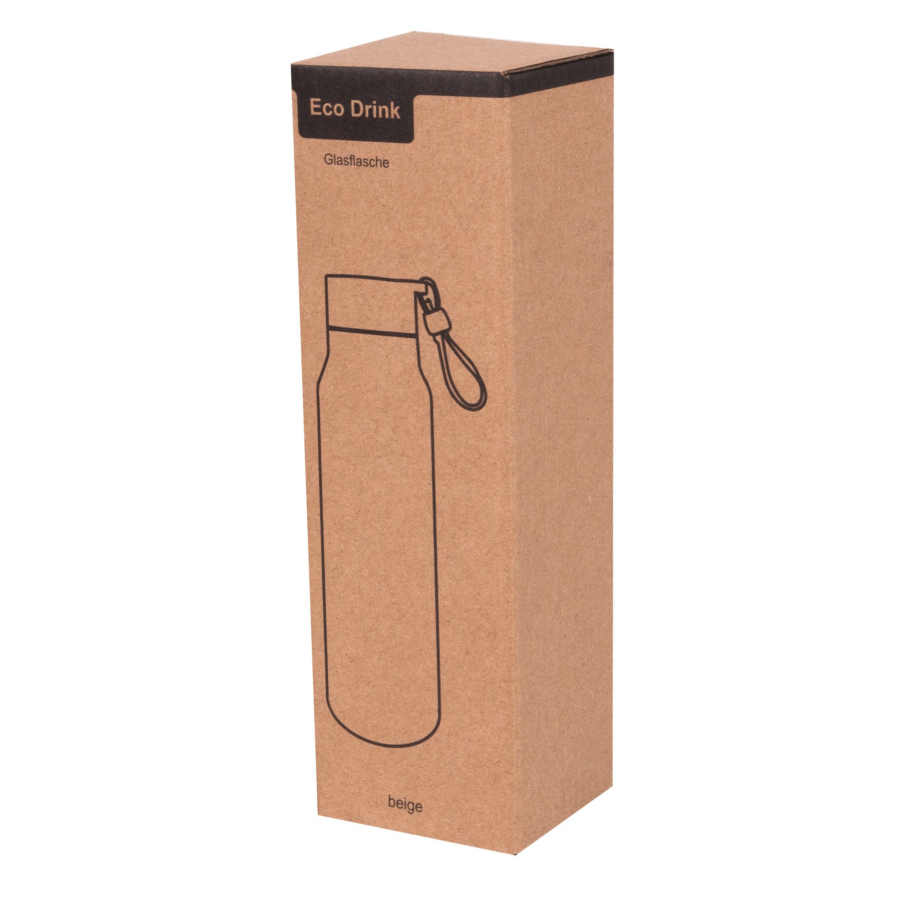 Bouteille en verre ECO DRINK avec étui