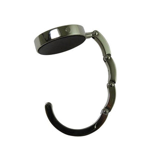 Silberner, verstellbarer Taschenhalter