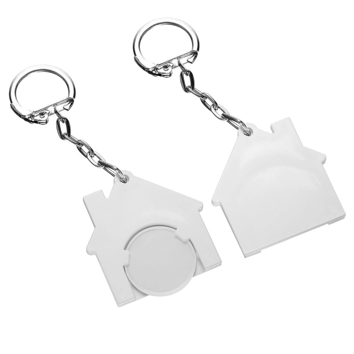 Porte-jeton avec jeton de 1€ "Maison"