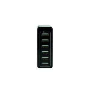 Ladestation mit sechs USB Anschlüssen von vorne