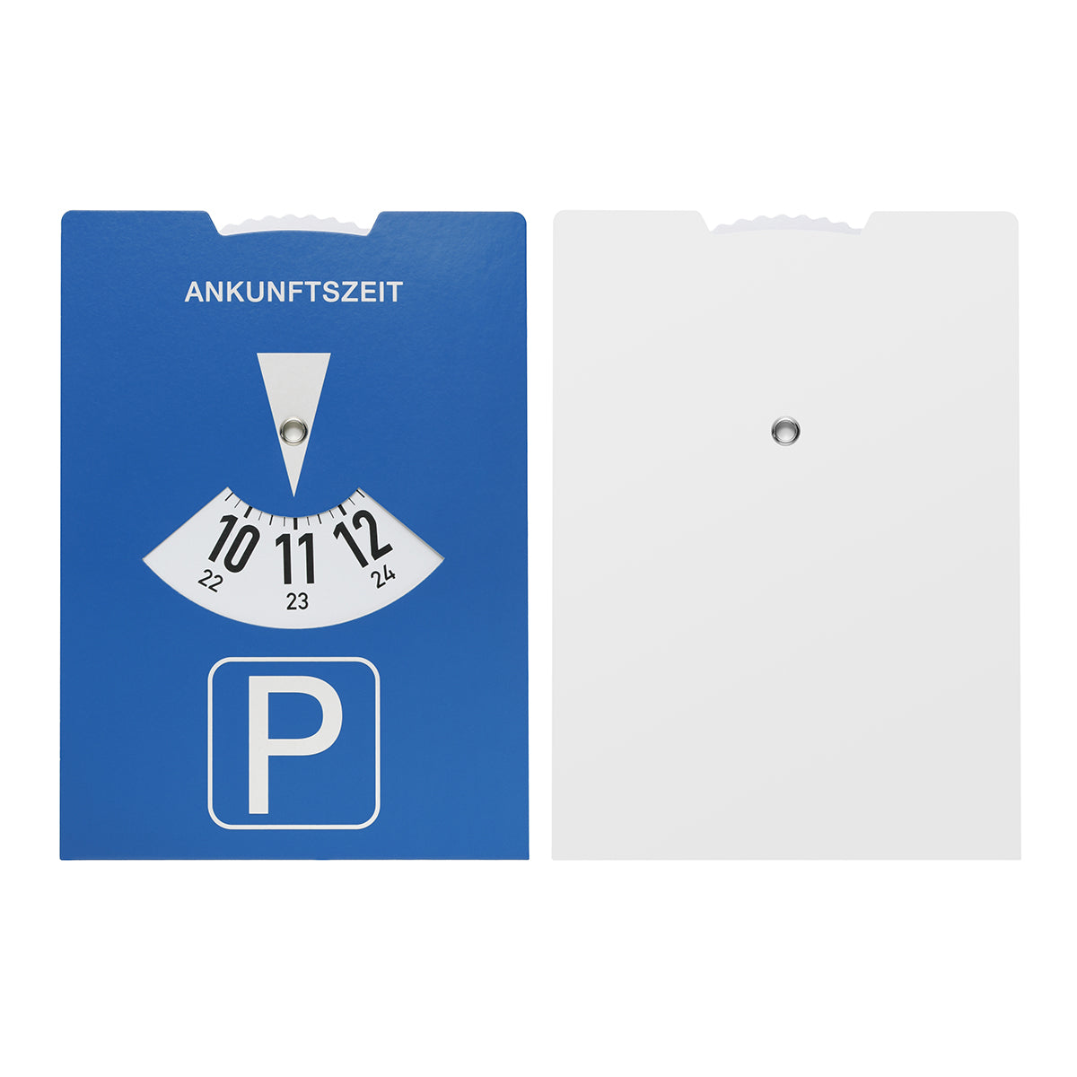 Cardboard parking disc