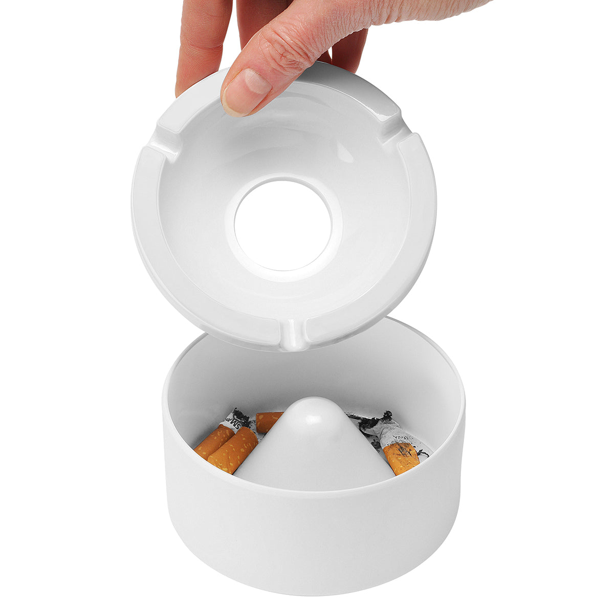 Windproof ashtray