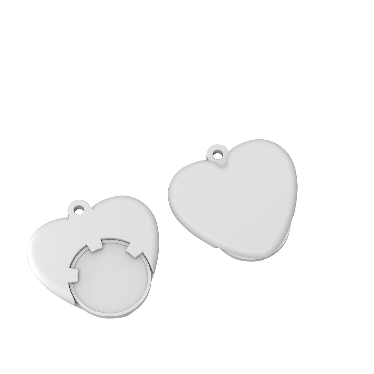 Chip holder with €1 chip "Heart"