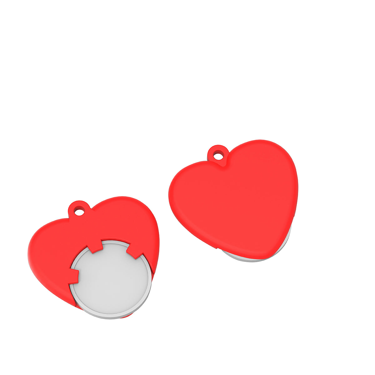 Chip holder with €1 chip "Heart"