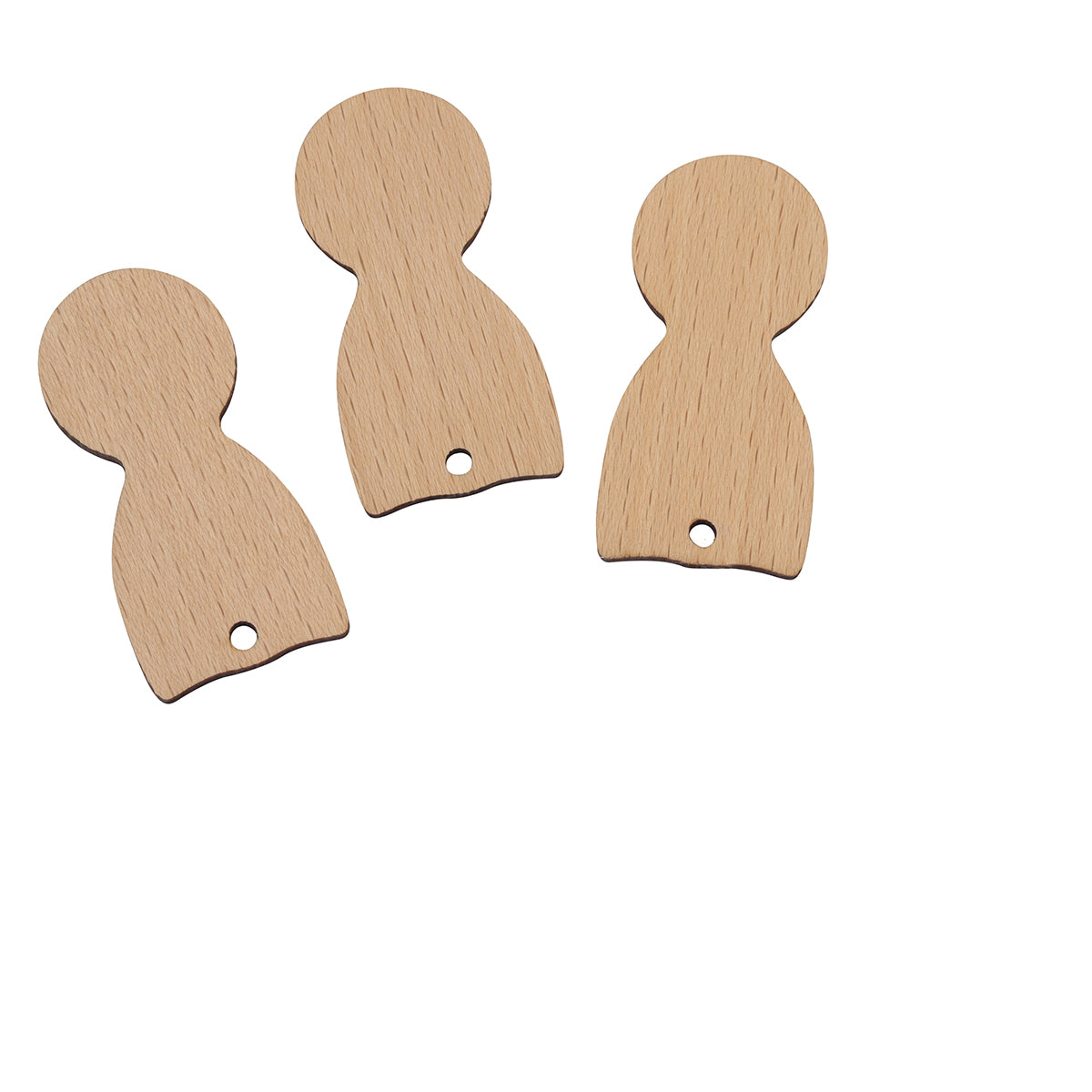 Shopping cart release token wood