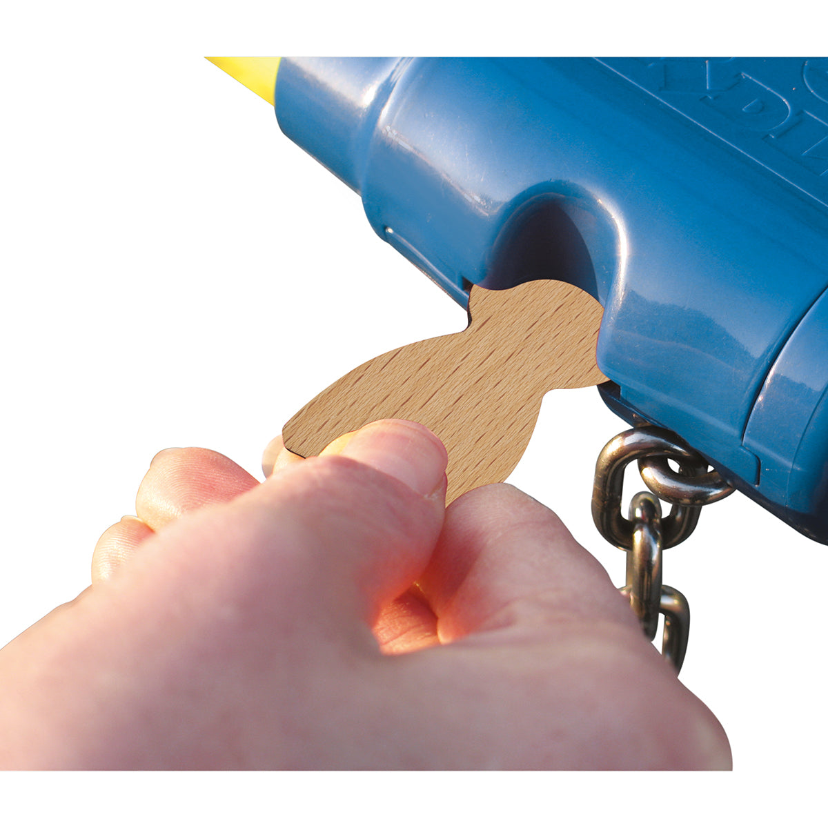 Shopping cart release token wood