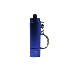 Blaue Schlüsselanhänger-Taschenlampe