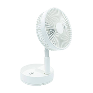 Weisser Tisch- und Standventilator