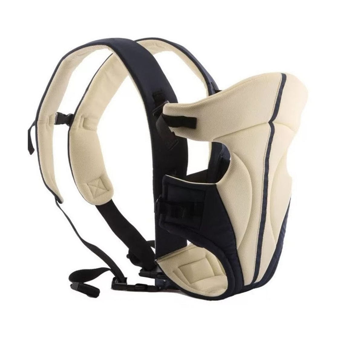 Schwarz-beige Babytragtasche