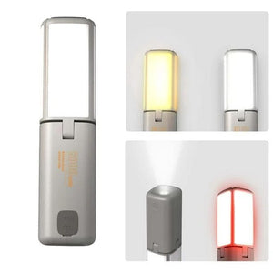 LED-Caminglampe mit den verschiedenen Modi