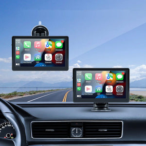 Schwarzer Auto Carplay Bildschirm in einem Anwendunsgbeispiel