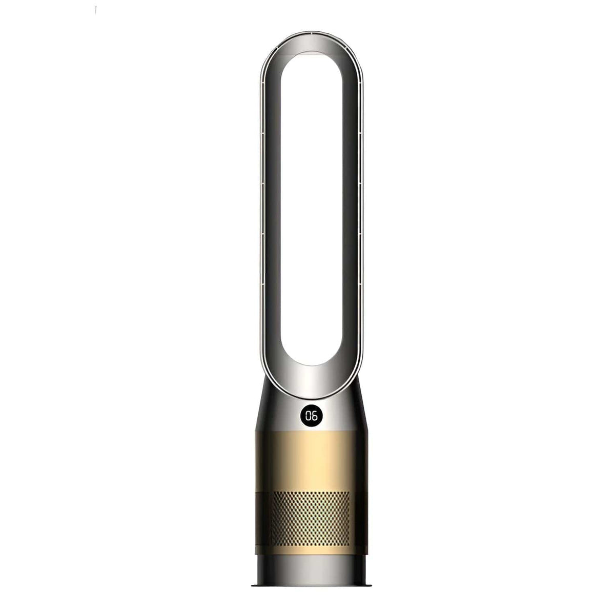 Gold-silberner Turmventilator von vorne