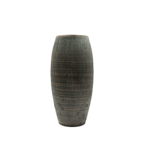 Braune Vase von vorne