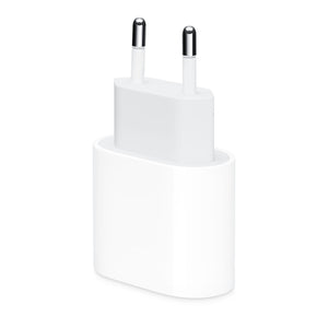 Weisser Adapter mit USB-C Anschluss