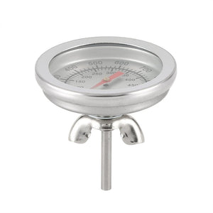 Grill-Deckelthermometer mit roter anzeige und Schraubenbefestigung