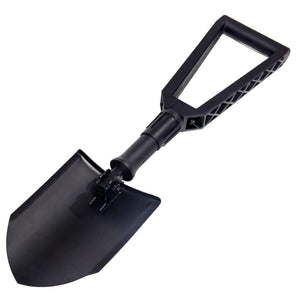 Schwarzer Klappspaten