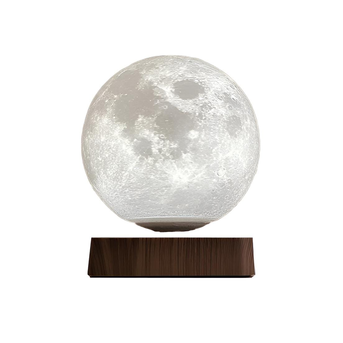Schwebender Smart-Moon mit Holz-Plattform