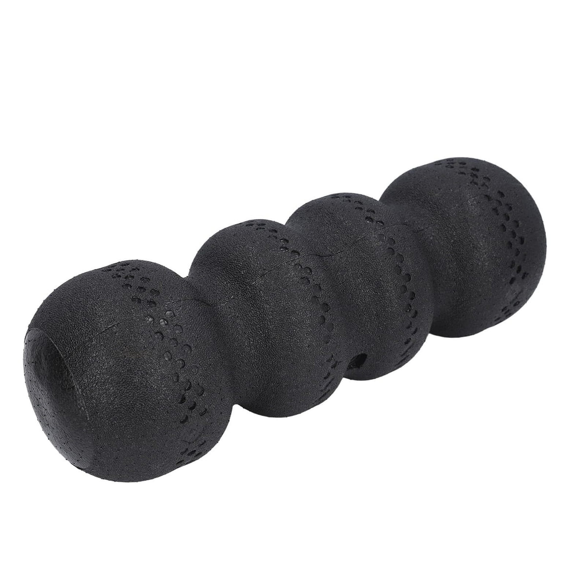 Schwarze, gewellte Faszienrolle