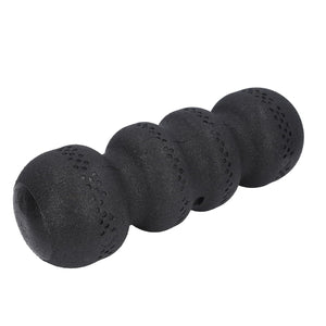Schwarze, gewellte Faszienrolle