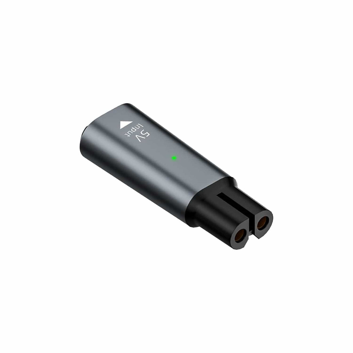 Silberner USB-C zu Phillips Adapter