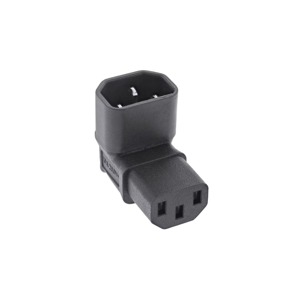 Schwarzer Netzadapter