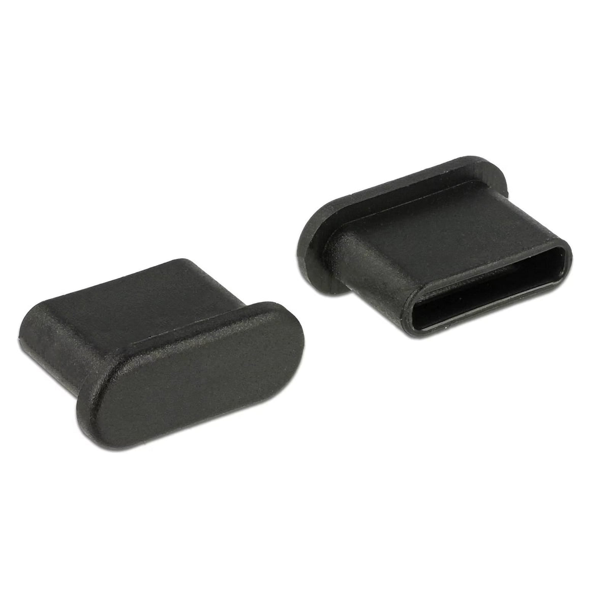 Schwarze USB-C Staubschützer