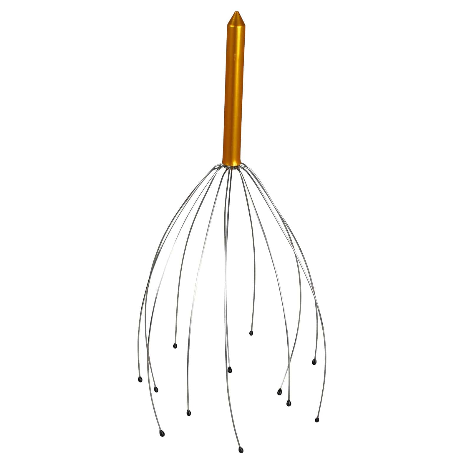 Kopfhaut-Massagegerät "Head Spider" – manuelle Kopfmassage mit 12 flexiblen Metallfingern