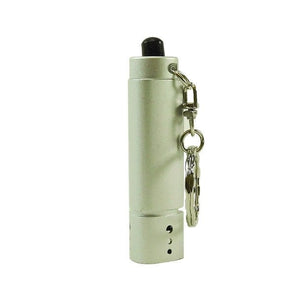 Weisse Schlüsselanhänger-Taschenlampe