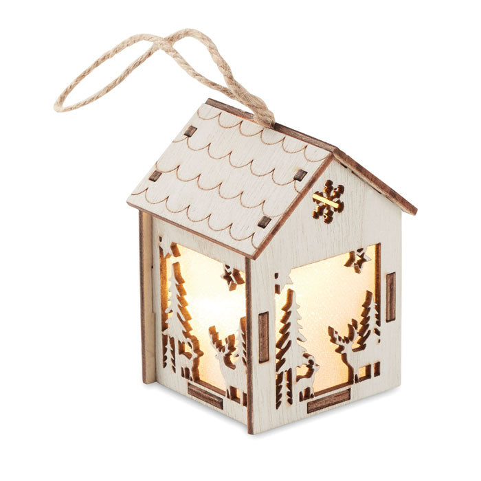 Anhänger Haus mit Licht