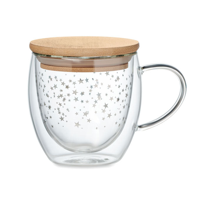 Gobelet en verre borosilicate Étoile