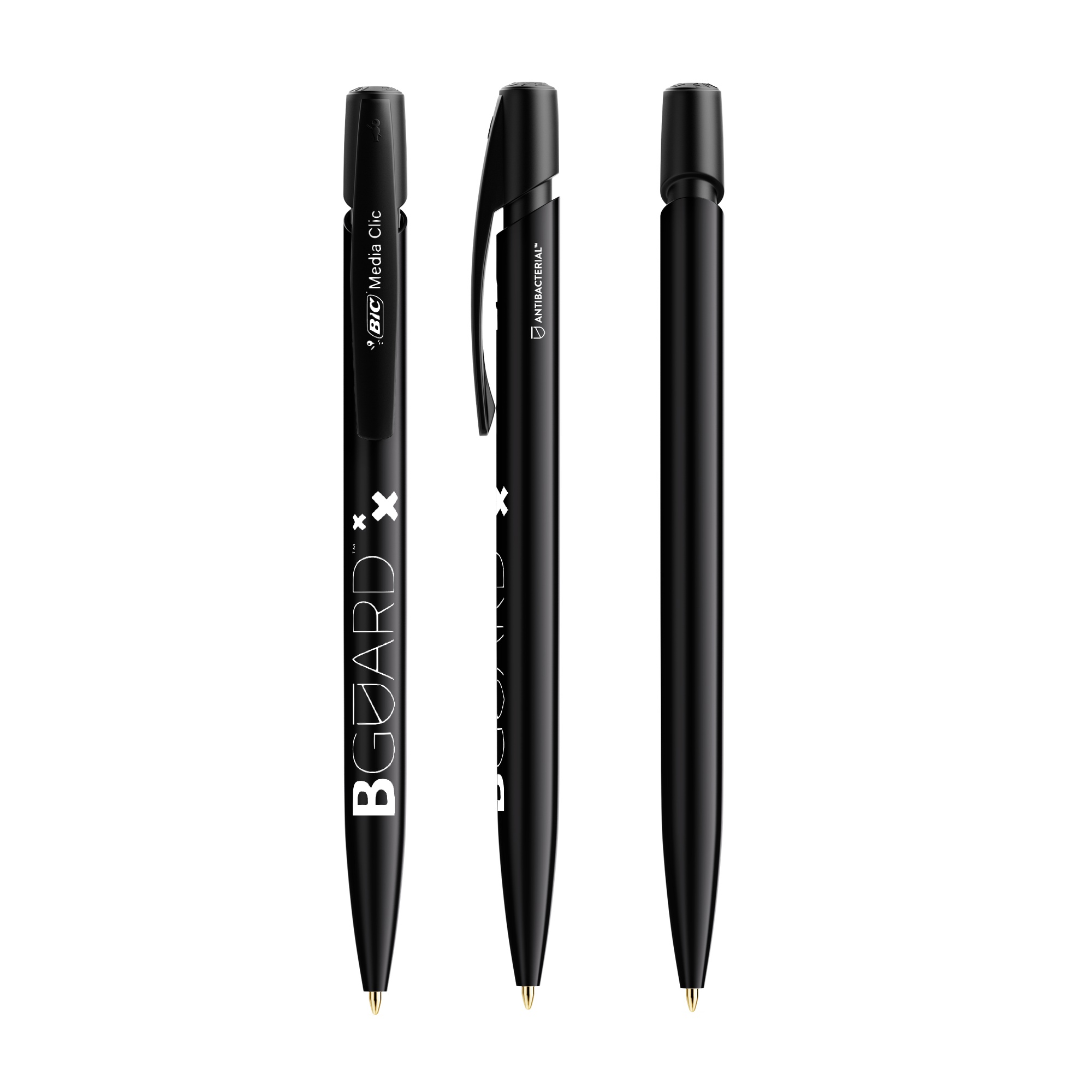 BIC® Media Clic BGUARD™ Antibacterial Ballpoint Pen Antibacterial Logo