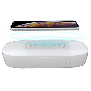 Wireless Charger auf der Sterilisator Box