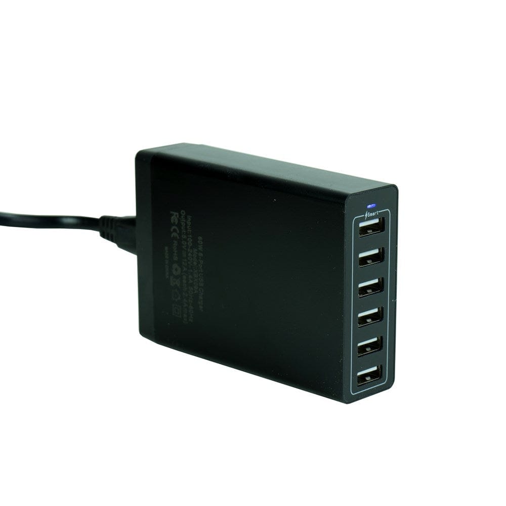 Ladestation mit sechs USB Anschlüssen