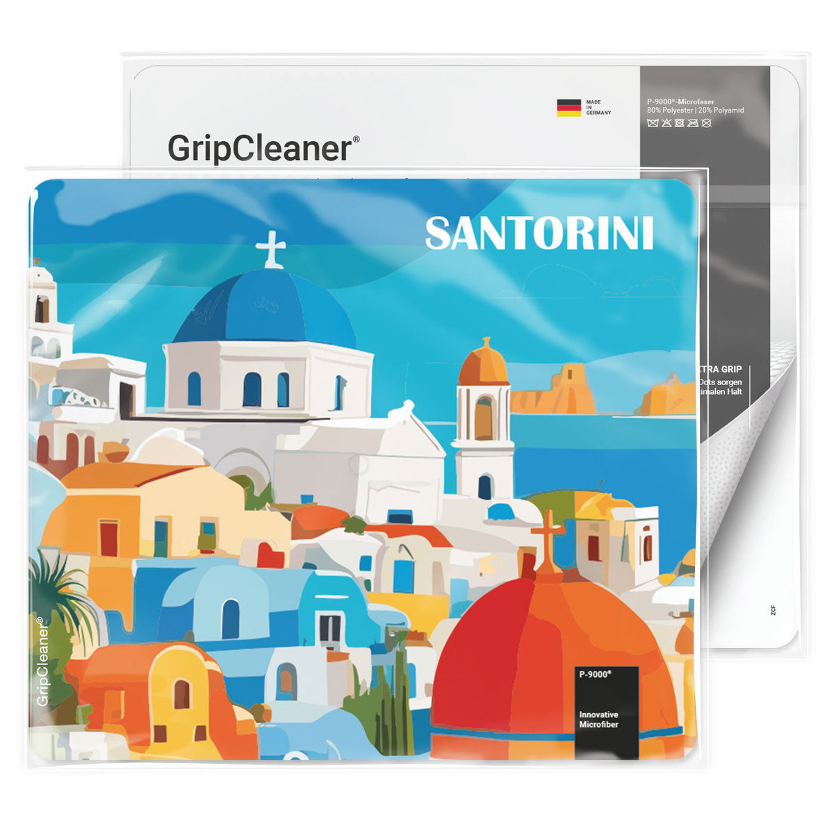 GripCleaner® 4-in-1 Mousepad 23x20 cm, All-Inclusive Package