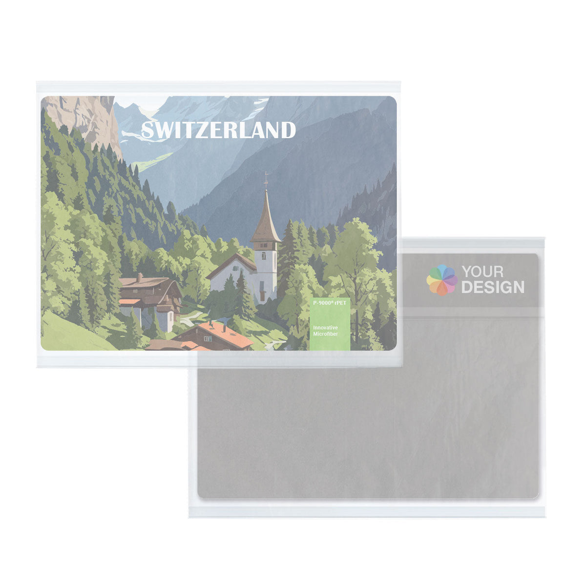 rPET GripCleaner® 4in1 Mousepad 21x15 cm, All-Inclusive Package