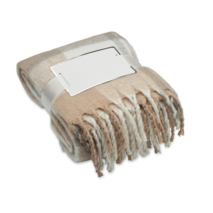 Checked Mohair Blanket