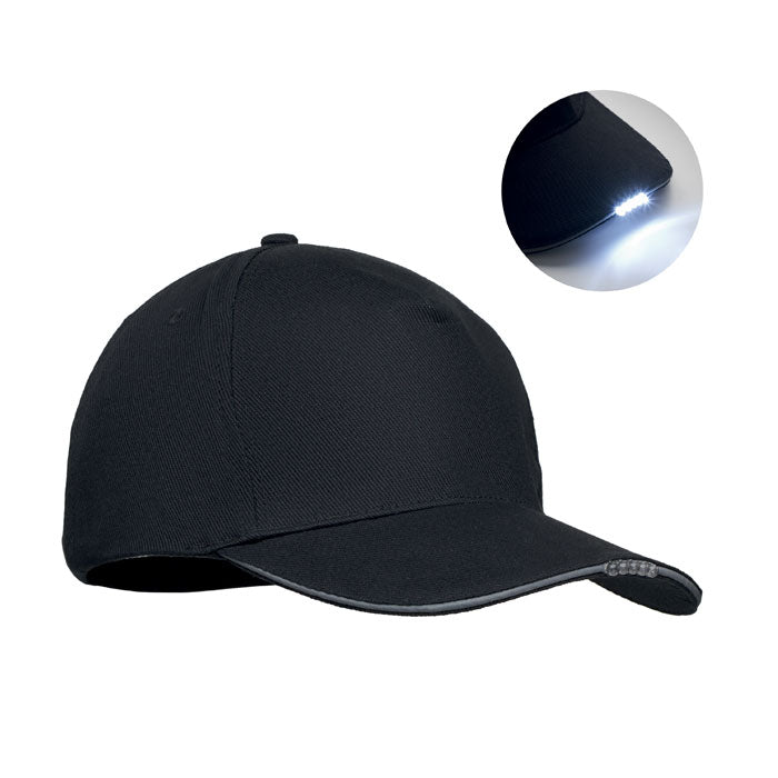Casquette de baseball avec LED 220g/m²