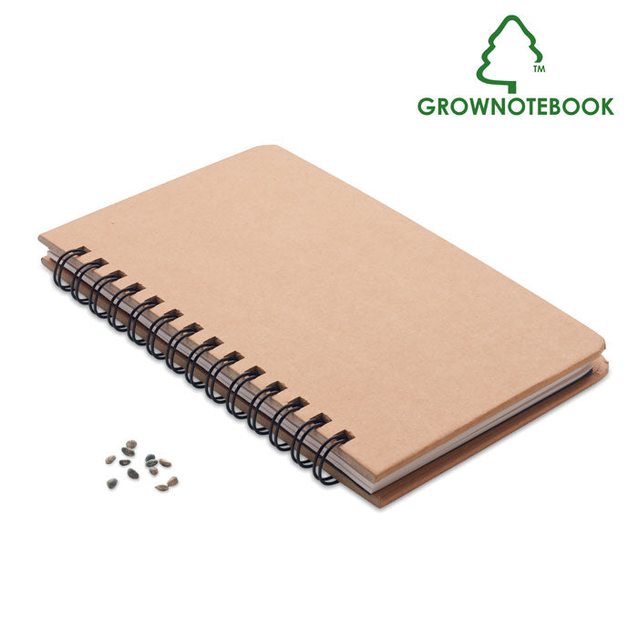Cahier de graines de pin