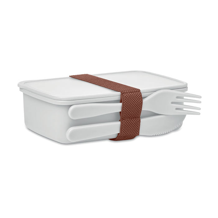 Lunchbox with cutlery