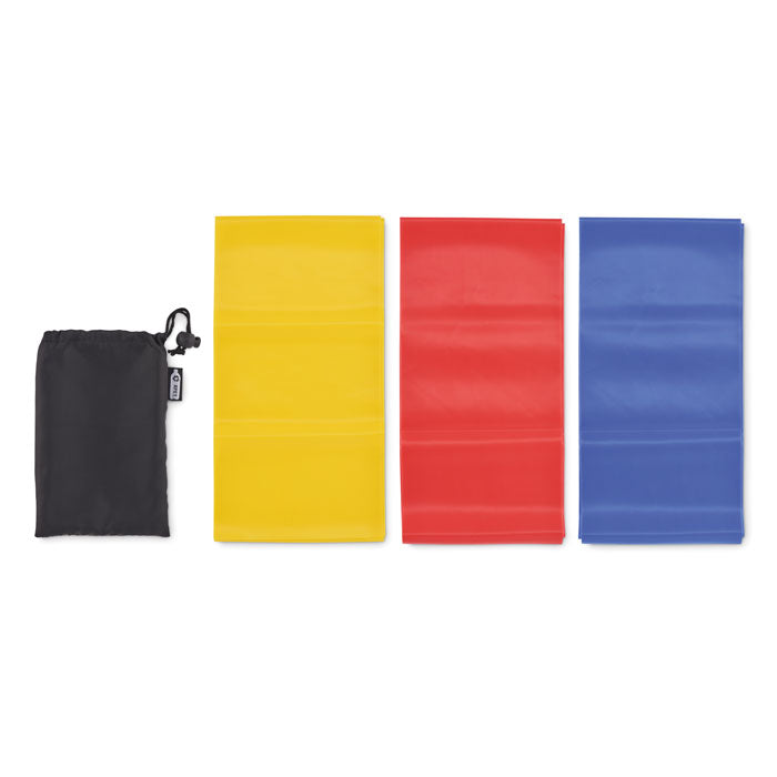 Lot de 3 bandes de fitness en TPE