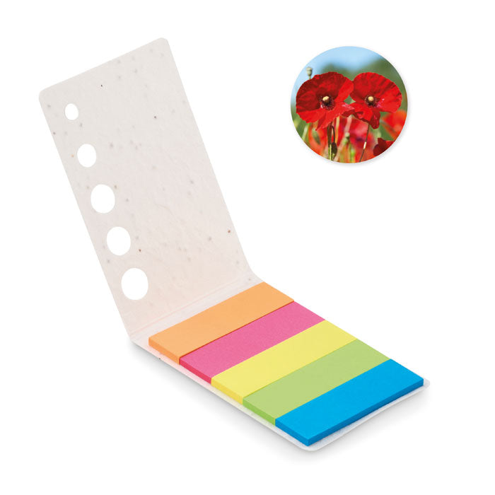 Bloc de marqueurs de papier ensemencé