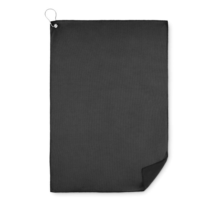 Serviette de golf en RPET avec crochet