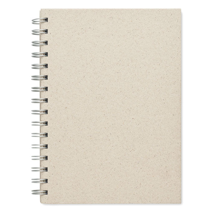 Carnet de notes A5 en papier d'herbe