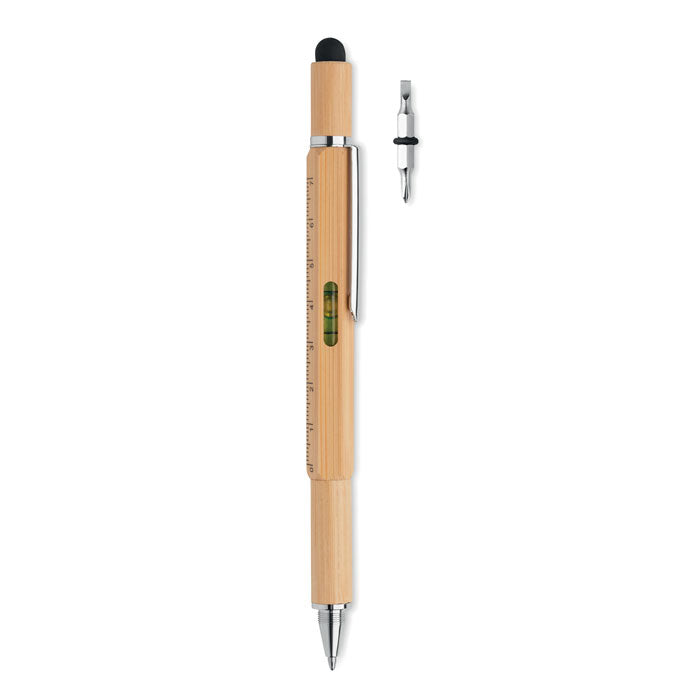 Stylo multifonction en bambou
