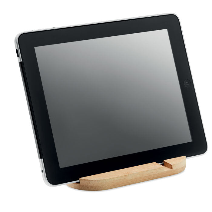 Support tablette/téléphone en bambou